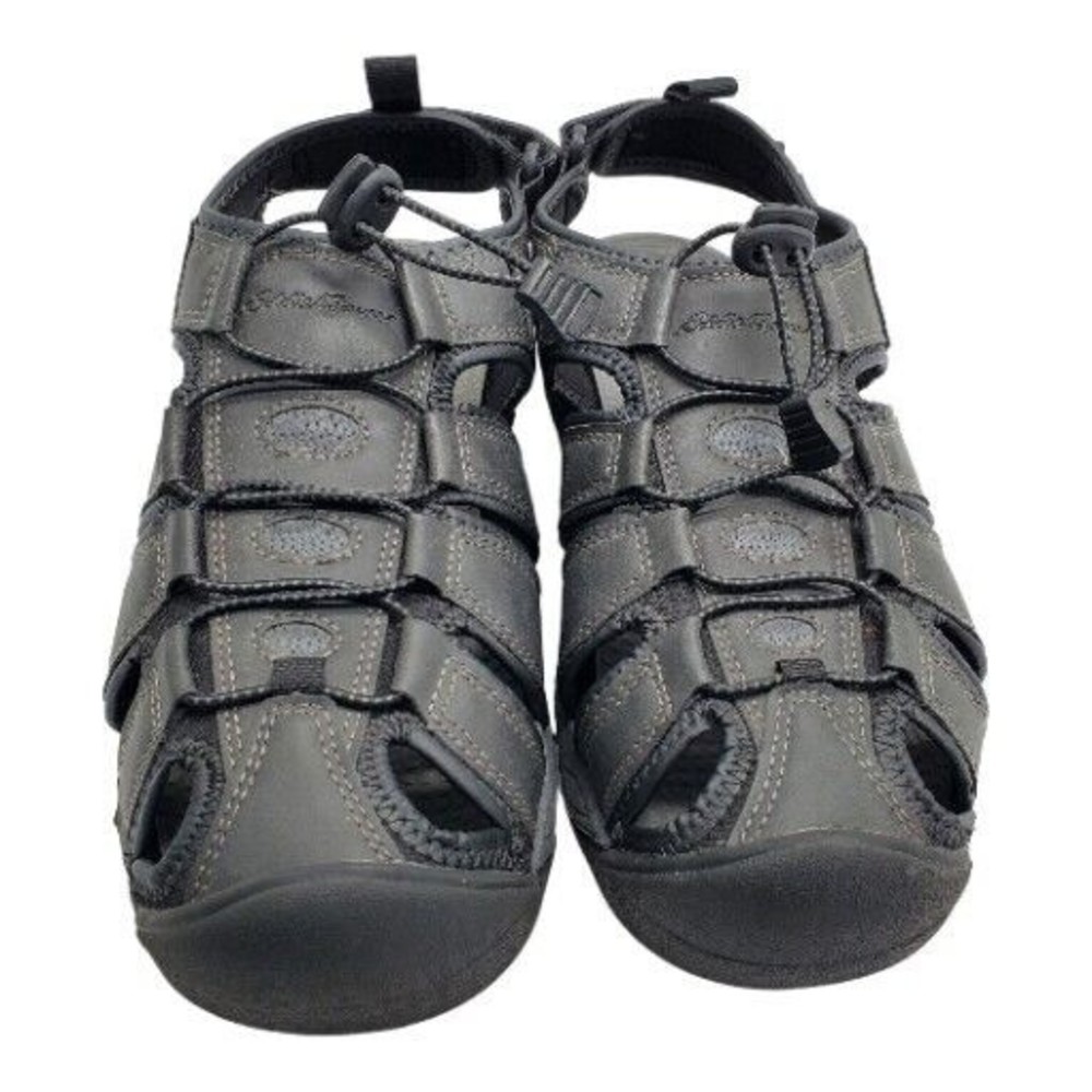 Eddie Bauer Men's 9M Meridian Bump Toe Sandal Black River Float Trip Water‎ Shoe